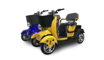 E-Scooter (Automatisk, 1 kWt, 3 Seter)