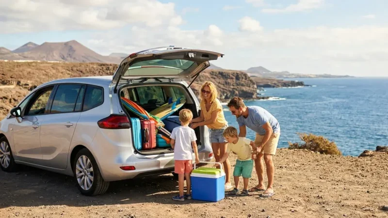Bilutleie med 7-9 seter på Tenerife: Minivaner og familiebiler fra €34/dag