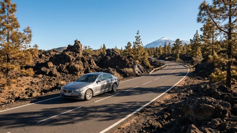 Kjøre BMW 5-serie på Tenerife: Vår anmeldelse