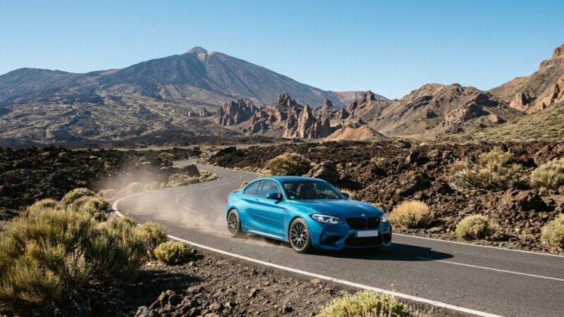 BMW M2 Competition Tenerife Anmeldelse: Øykjøring