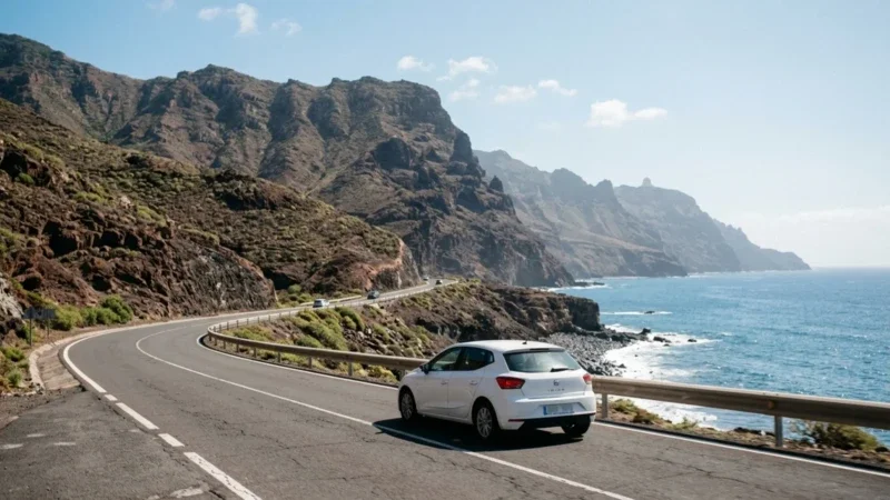 Hvordan leie bil på Tenerife uten depositum eller kredittkort