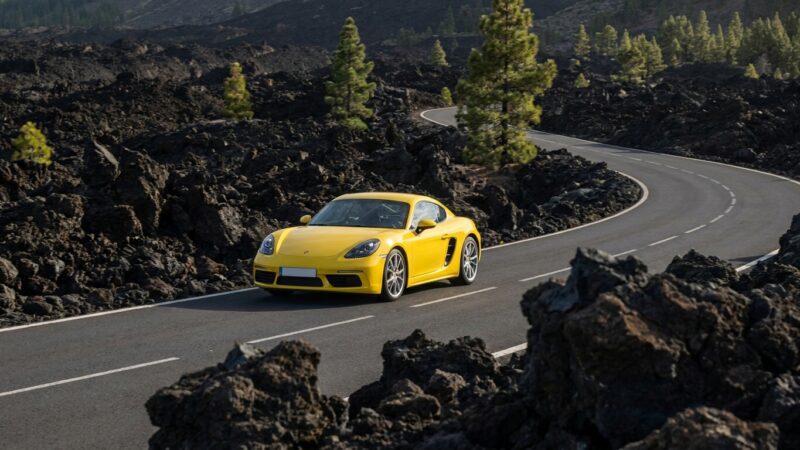 Porsche 718 Cayman Kjøreanmeldelse på Tenerife